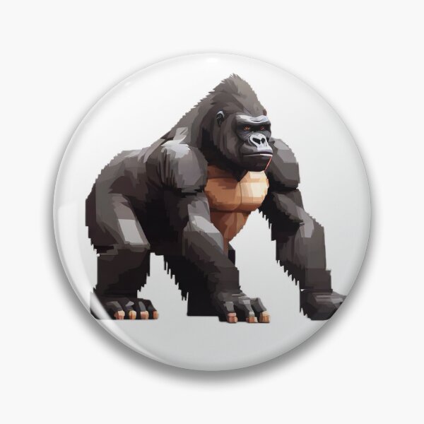 Item preview, Big Gorilla  - Pixel Art designed and sold by pinksunsets.