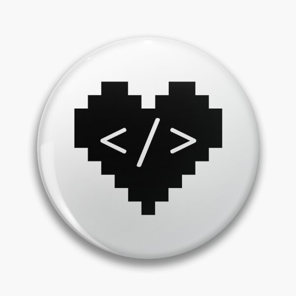 Artikelvorschau, Pixel Heart Dev 8-Bit Schwarz entworfen und verkauft von annalizshirley.