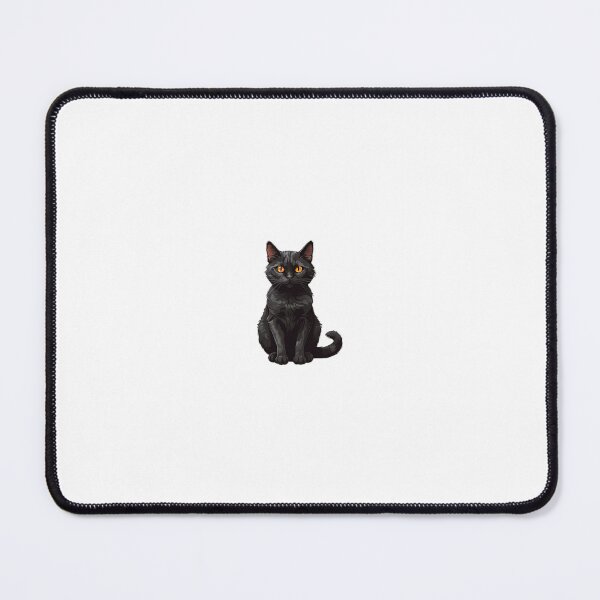 Item preview, Cute Black Cat - Pixel Art designed and sold by pinksunsets.