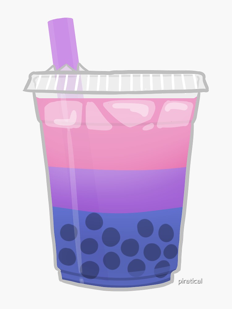 Pride Boba Tea - Bisexual by piratical