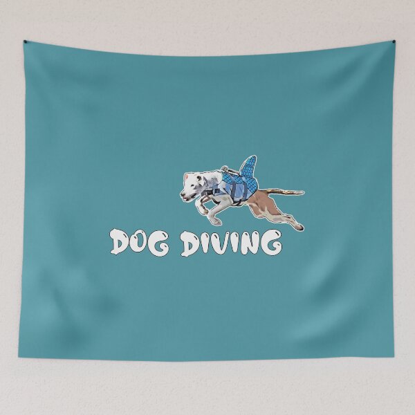 Item preview, Dog diving designed and sold by WeightPulling.