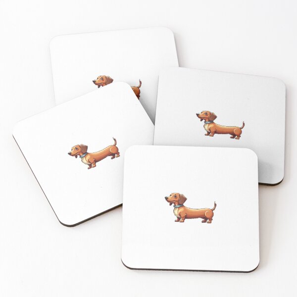 Item preview, Cute Sausage Dog - Pixel Art designed and sold by pinksunsets.