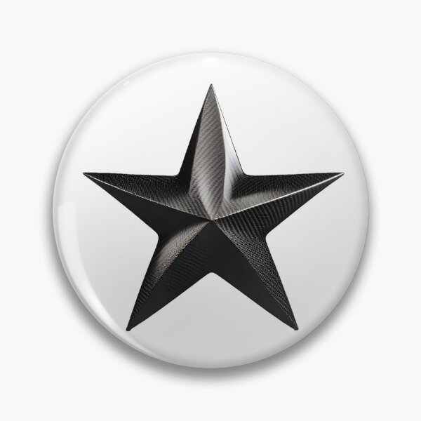 Item preview, Carbon Fibre Black Star designed and sold by joyfulcow.