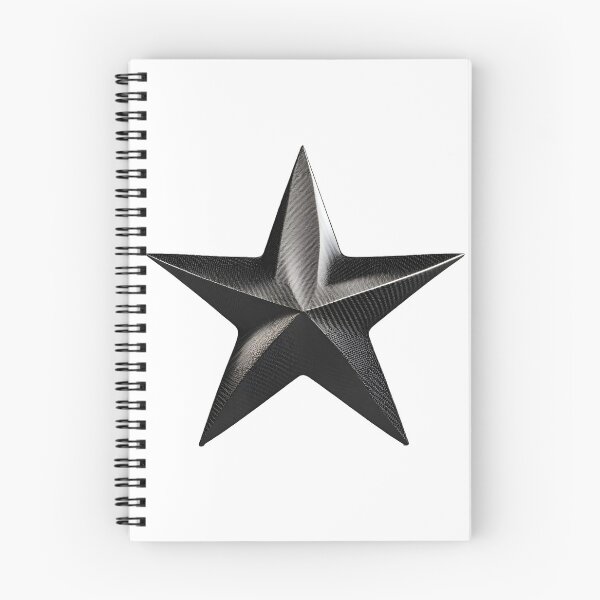 Item preview, Carbon Fibre Black Star designed and sold by joyfulcow.