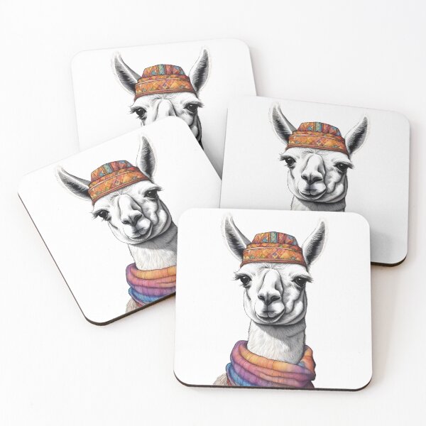 Item preview, Llama in Colored Pencil designed and sold by LittleGoblinPrs.