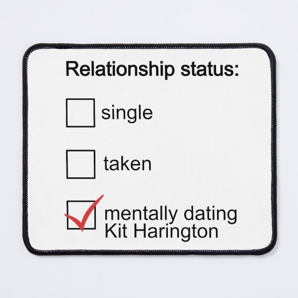 Item preview, Mentally dating Kit Harington designed and sold by FanArtCollages.