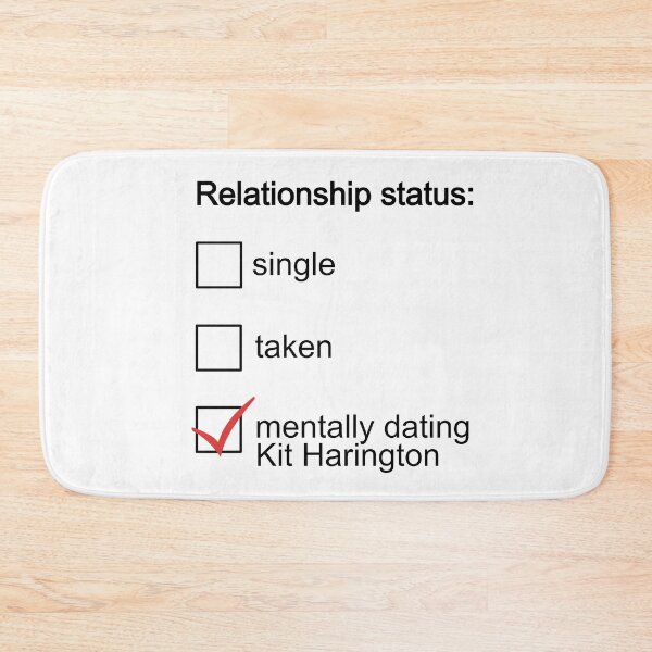 Item preview, Mentally dating Kit Harington designed and sold by FanArtCollages.