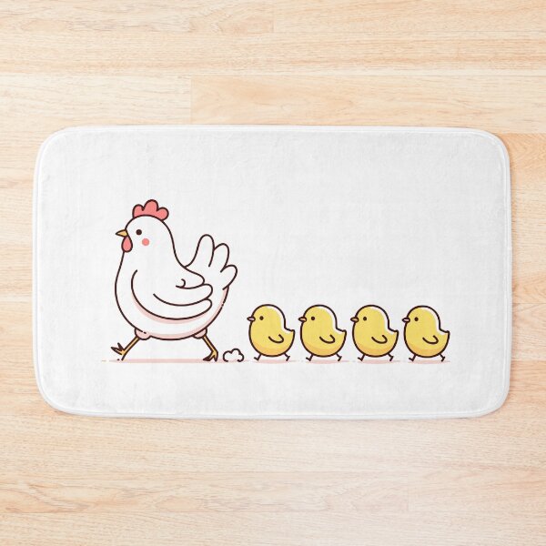 Item preview, Little chicks follow chicken mom designed and sold by Ingridpd.
