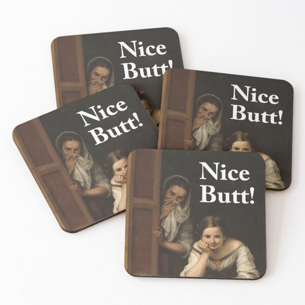 Item preview, Funny Bathroom Wall Art. Nice Butt, Midcentury Style, Poster Print, Toilet Humor, Amusing Gift, Funny Bathroom Signs designed and sold by iooii.