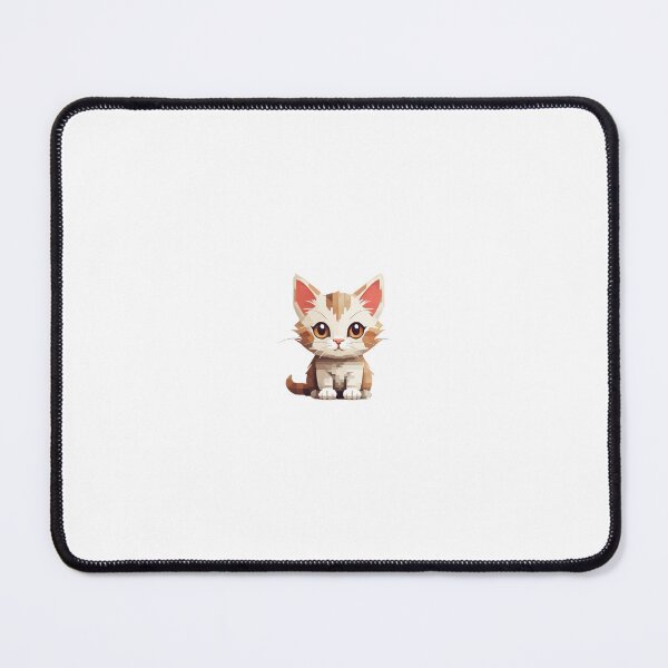 Item preview, Cute Brown Cat - Pixel Art designed and sold by pinksunsets.