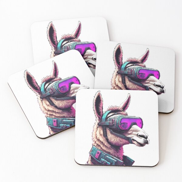 Item preview, Cyberpunk Llama 2 designed and sold by LittleGoblinPrs.