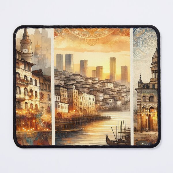 Item preview, Historic European City by the Sea designed and sold by glowarya.
