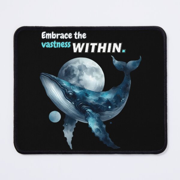 Item preview, Embrace the Vastness Within - Dark Shadows Blue Whale designed and sold by teedory.