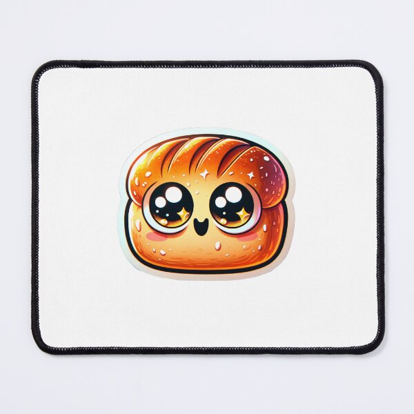 Item preview, Bread with adorable eyes: the sticker for food lovers designed and sold by karlocipressi.