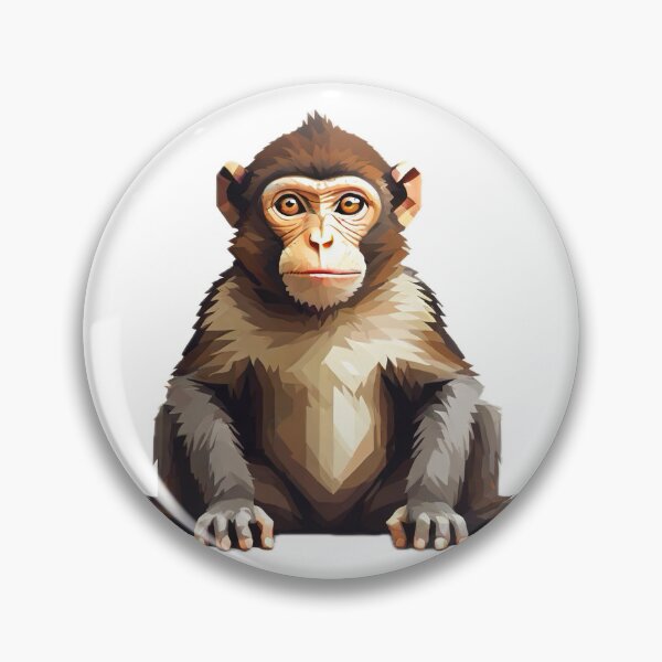 Item preview, Monkey - Pixel Art designed and sold by pinksunsets.