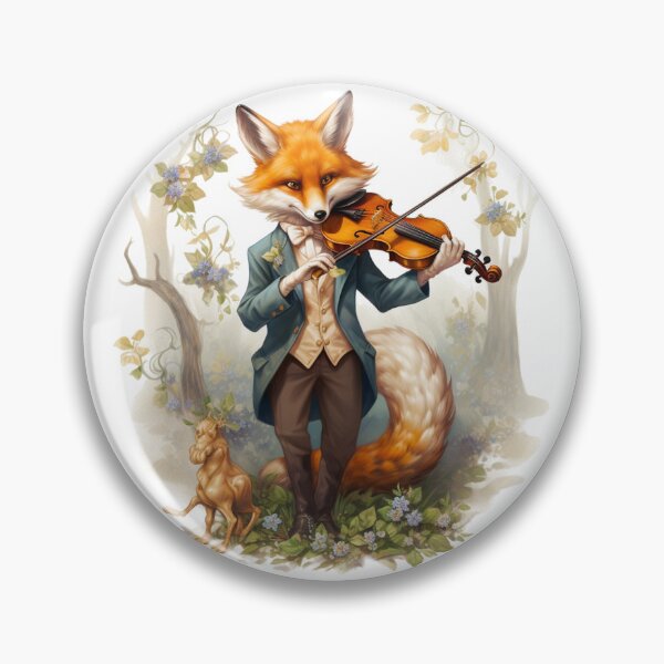 Item preview, Virtuoso Vulpine: The Classical Fox Violinist designed and sold by dungeonwarriors.