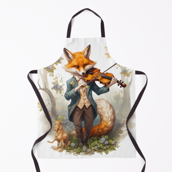 Item preview, Virtuoso Vulpine: The Classical Fox Violinist designed and sold by dungeonwarriors.