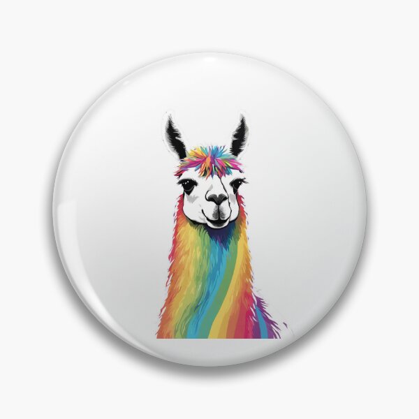 Item preview, Rainbow Llama designed and sold by LittleGoblinPrs.