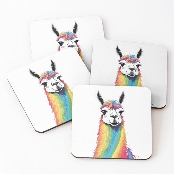 Item preview, Rainbow Llama designed and sold by LittleGoblinPrs.