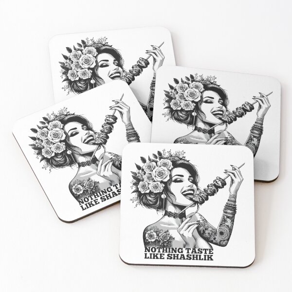 Item preview, Shish kebab delicious woman tattoo gift designed and sold by Pineapple-Tree.