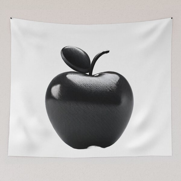 Item preview, Carbon Fibre Black Apple designed and sold by joyfulcow.