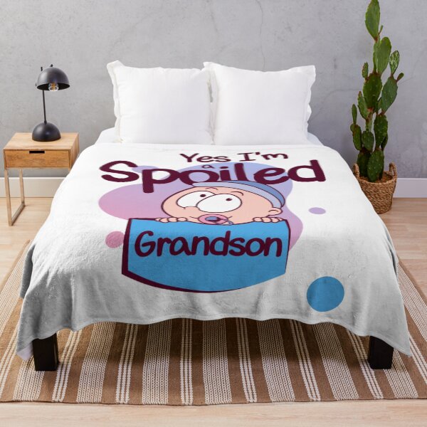 Item preview, Yes i'm a spoiled grandson designed and sold by BlueGoldArt.