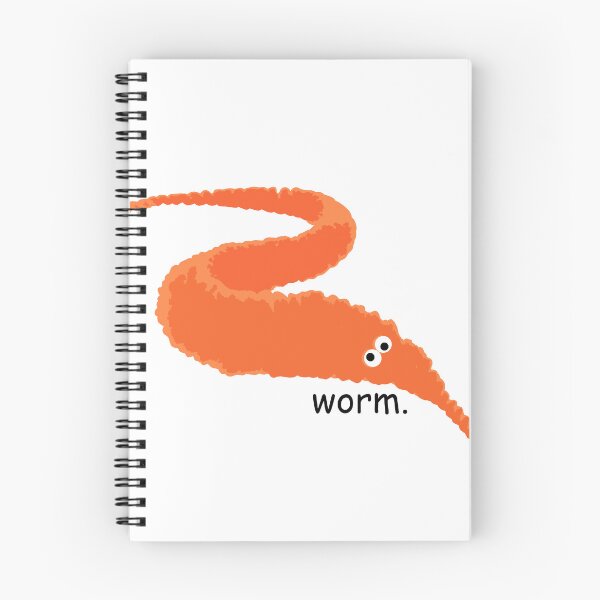 Item preview, orange worm on string 2 designed and sold by nihilosophy.