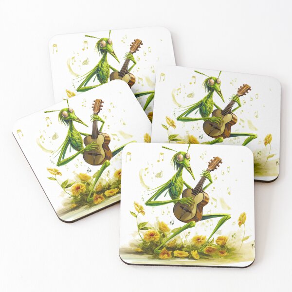 Item preview, Melodyhopper's Tune: The Guitar-Strumming Grasshopper designed and sold by dungeonwarriors.