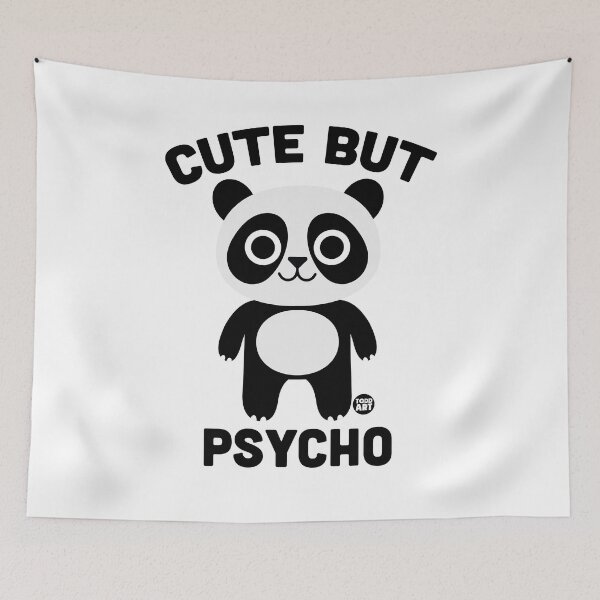 Item preview, CUTE BUT PSYCHO PANDA designed and sold by TODD GOLDMAN.