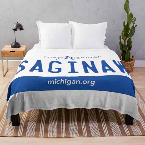 Item preview, Saginaw Michigan License Plate designed and sold by Decal Mania.