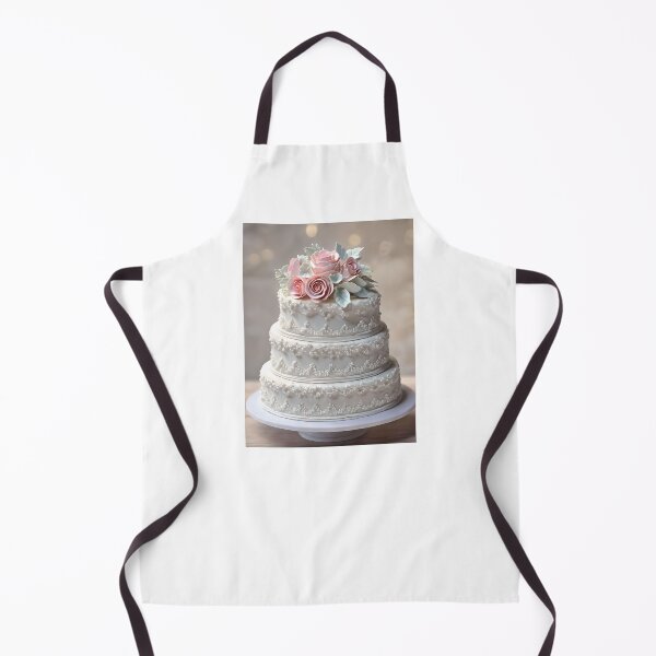 Item preview, Elegant Wedding Cake With Pink Roses designed and sold by JoyPhotoArt.