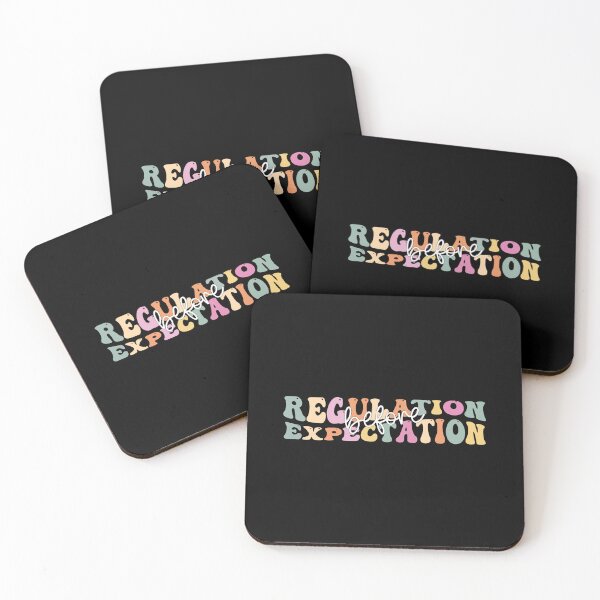 Item preview, Regulation Before Expectation Neurodiversity Affirming,Groovy Design designed and sold by belladesign7.