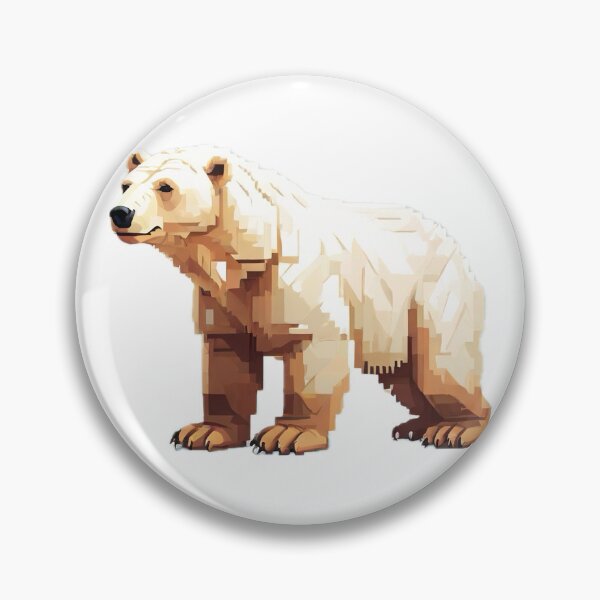 Item preview, Polar Bear- Pixel Art designed and sold by pinksunsets.