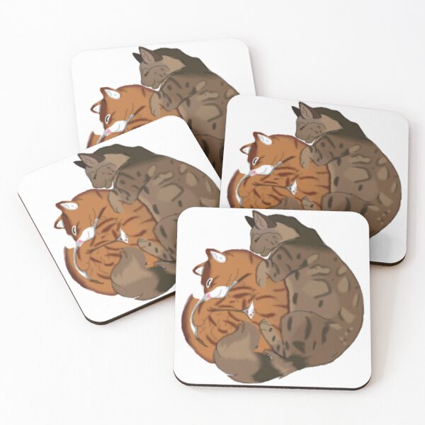 Item preview, Two cats sleeping designed and sold by Lavender-Quill.