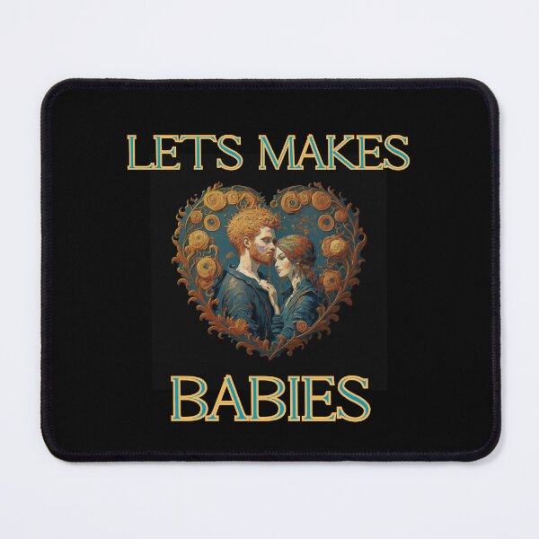 Item preview, Lets makes babies heart with lovers in van Gogh style cute valentines gifts designed and sold by thankful-loco.