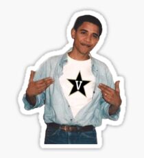 obama loves vanderbilt Sticker