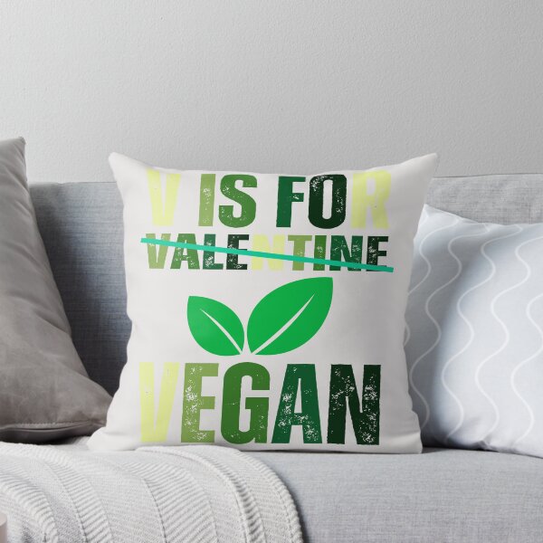 Item preview, V is for Vegan ,Vegan valentine day designed and sold by erozzz.