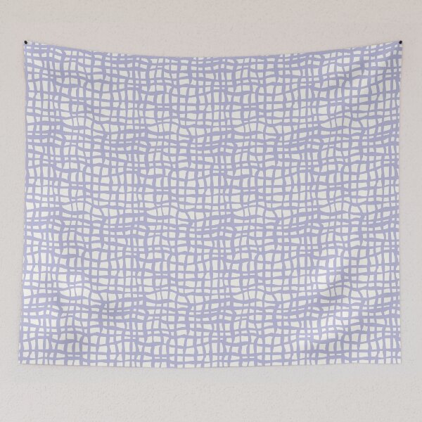 Item preview, HAND DRAWN MINIMAL STRIPES LILAC designed and sold by blomastudios.