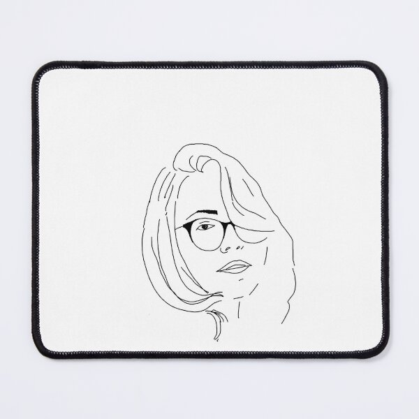 Item preview, sketch woman with glasses designed and sold by chalia87.