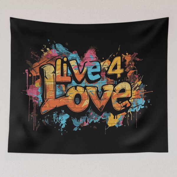 Item preview, Passionate Manifesto - Live 4 Love Graffiti designed and sold by Sir Meow Meow.