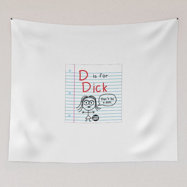 Item preview, D IS FOR DICK designed and sold by TODD GOLDMAN.