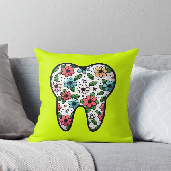 Item preview, Tooth With Flowers designed and sold by ShopiDentistry.