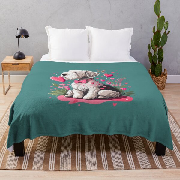 Item preview, Valentine's Day Bedlington Terrier designed and sold by VoyteksDesigns.
