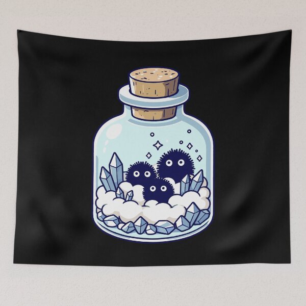 Item preview, soot sprite bottle designed and sold by Lunaire Designs.