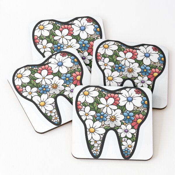 Item preview, Flower Tooth designed and sold by ShopiDentistry.