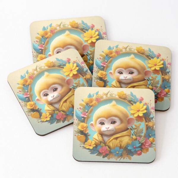 Item preview, Cheerful Baby Monkey designed and sold by Neranchara.