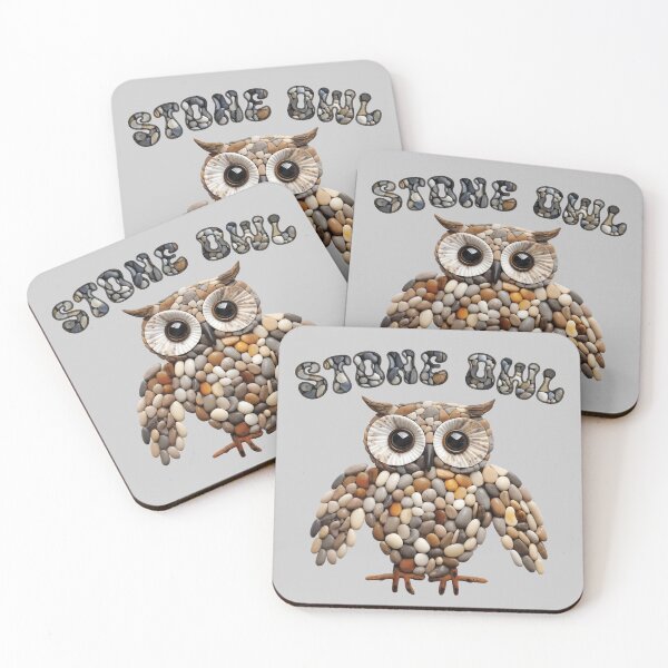 Item preview, Stone owl designed and sold by AlchemyColor.