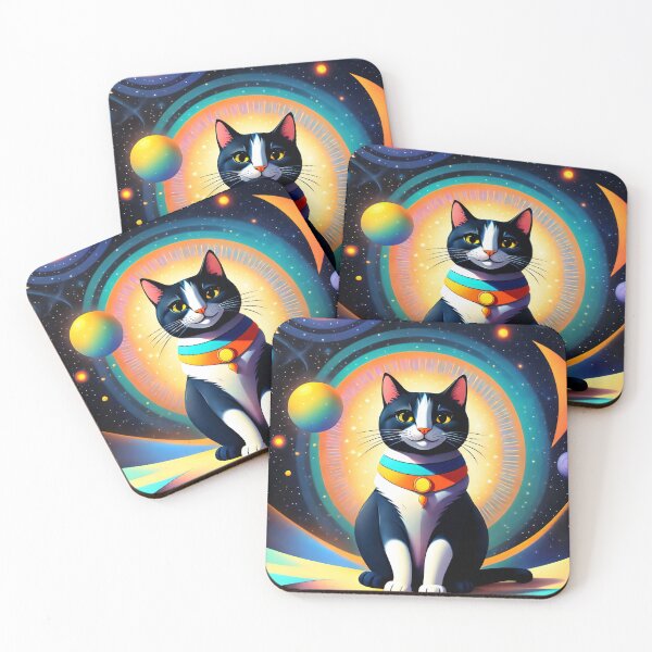 Item preview, A Smiling Cat in Space designed and sold by Phifibrand.