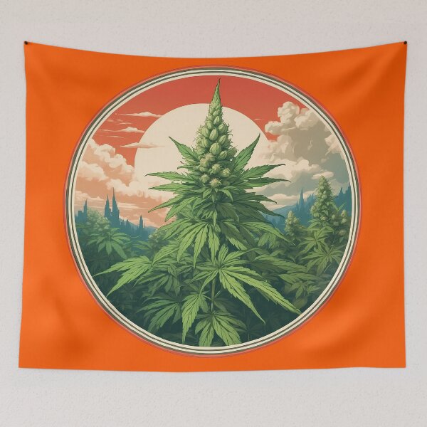 Item preview, Orange Whip Flower Candy Field designed and sold by wojysmokes.