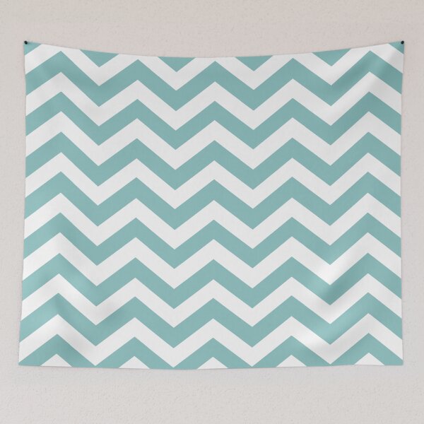Item preview, Chalky Blue Chevron Pattern designed and sold by Jared Davies.